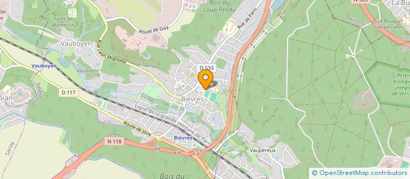 localisation de l'entreprise MADAME MARIE-PIERRE DUPUIS  BIEVRES