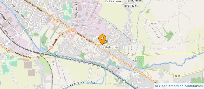 localisation de l'entreprise MADAME MARIE PIERRE DUSART LATAPIE  CASTELCULIER