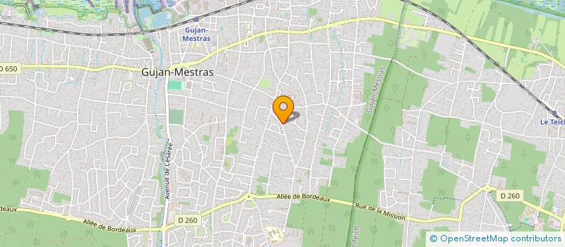 localisation de l'entreprise MADAME MARIE PIERRE FOUCART  GUJAN-MESTRAS