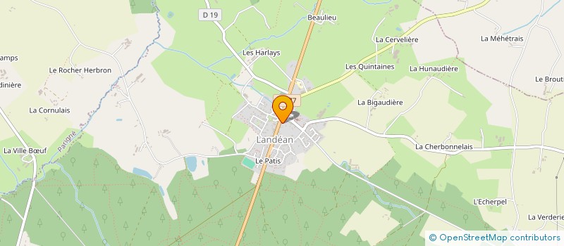 localisation de l'entreprise MADAME MARIE-PIERRE FRAUND  LANDEAN