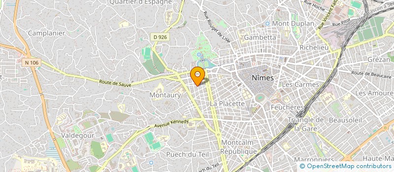 localisation de l'entreprise MADAME MARIE-PIERRE GALINDO  NIMES