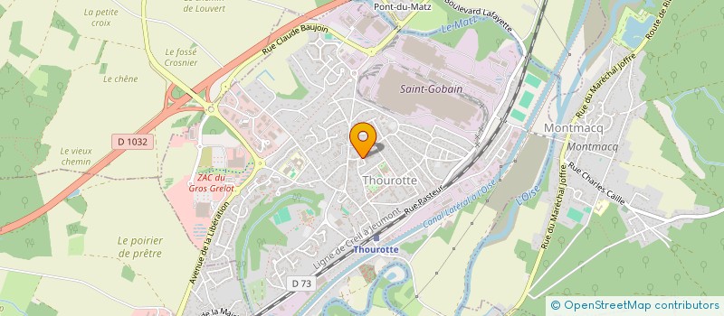 localisation de l'entreprise MADAME MARIE-PIERRE GALLOT  THOUROTTE
