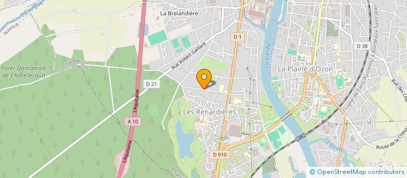 localisation de l'entreprise MADAME MARIE-PIERRE GILBERT  CHATELLERAULT