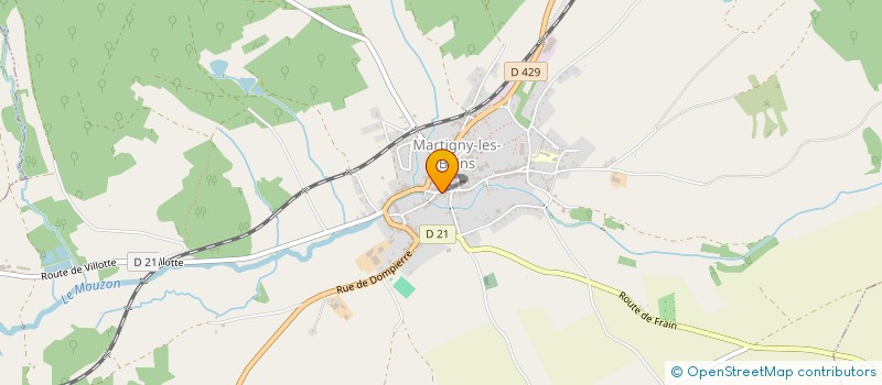 localisation de l'entreprise MADAME MARIE PIERRE GODARD à MARTIGNY-LES-BAINS