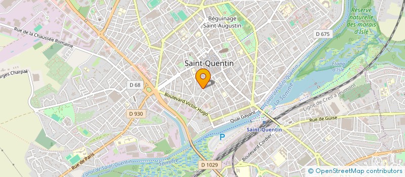 localisation de l'entreprise MADAME MARIE PIERRE GOMIS à SAINT-QUENTIN