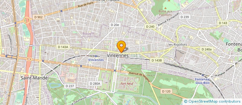 localisation de l'entreprise MADAME MARIE PIERRE GREGOIRE à VINCENNES