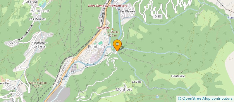 localisation de l'entreprise MADAME MARIE-PIERRE GRILLET  SAINT-MARCEL