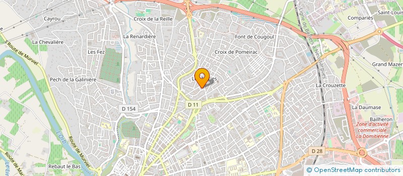 localisation de l'entreprise MADAME MARIE-PIERRE GUIRAUD à BEZIERS