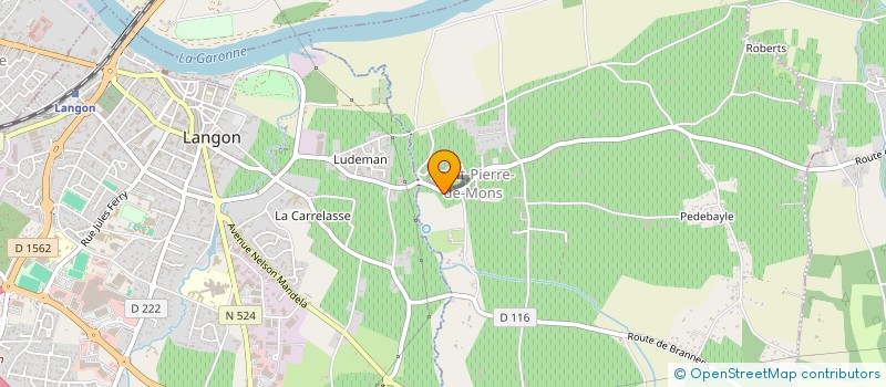 localisation de l'entreprise MADAME MARIE-PIERRE HAZERA  SAINT-PIERRE-DE-MONS