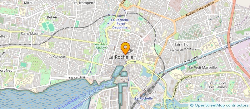 localisation de l'entreprise MADAME MARIE-PIERRE HERITIER  LA ROCHELLE