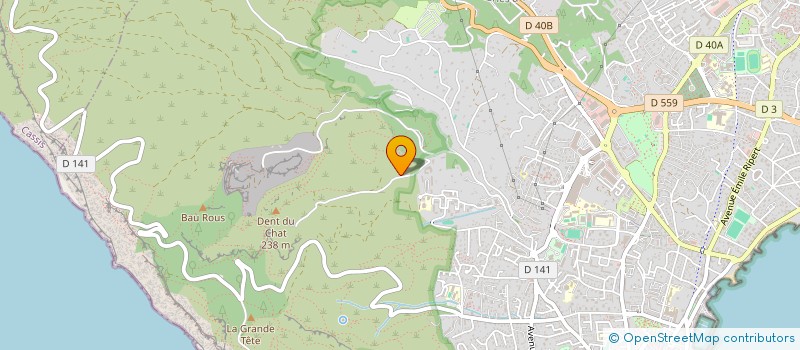 localisation de l'entreprise MADAME MARIE-PIERRE HOMBERGER  LA CIOTAT