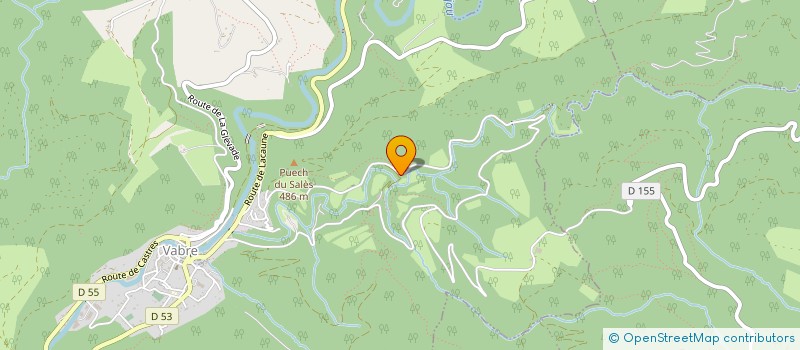 localisation de l'entreprise MADAME MARIE-PIERRE HUET  VABRE