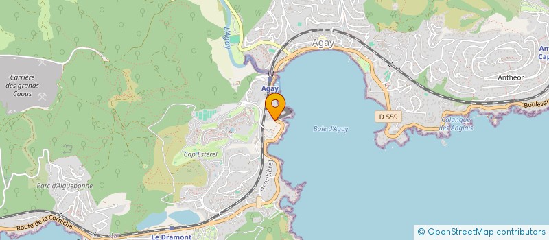 localisation de l'entreprise MADAME MARIE-PIERRE INNOCENTI  SAINT-RAPHAEL