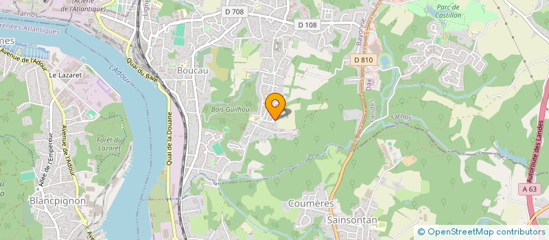 localisation de l'entreprise MADAME MARIE-PIERRE IRIGARAY  BOUCAU