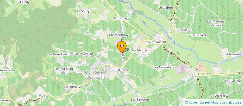 localisation de l'entreprise MADAME MARIE-PIERRE JANDEAU à QUINCIE-EN-BEAUJOLAIS