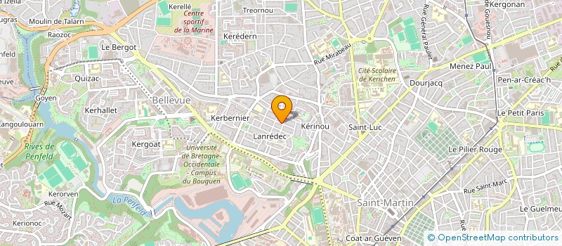 localisation de l'entreprise MADAME MARIE-PIERRE KERHOMEN à BREST