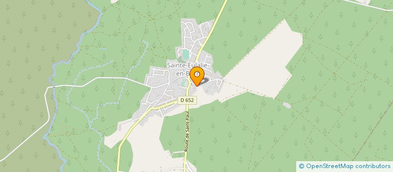 localisation de l'entreprise MADAME MARIE-PIERRE LABARRERE  SAINTE-EULALIE-EN-BORN