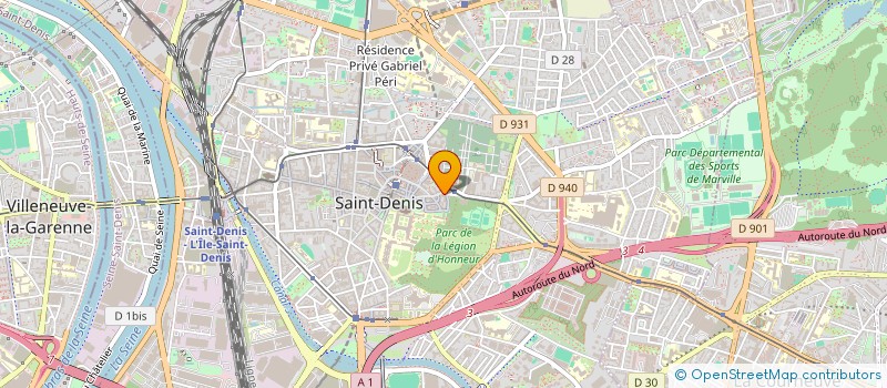 localisation de l'entreprise MADAME MARIE-PIERRE LAGARRIGUE  SAINT-DENIS