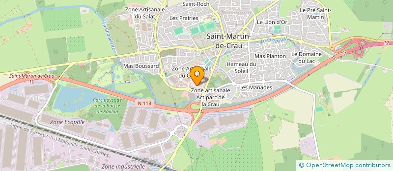 localisation de l'entreprise MADAME MARIE PIERRE LAUGIER à SAINT-MARTIN-DE-CRAU