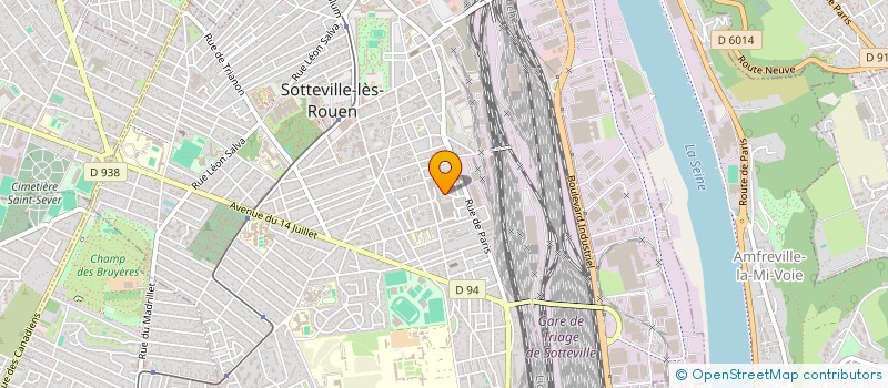 localisation de l'entreprise MADAME MARIE-PIERRE LE COURTOIS  SOTTEVILLE-LES-ROUEN