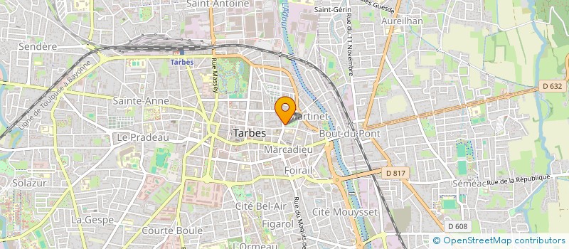 localisation de l'entreprise MADAME MARIE-PIERRE LE GALOUDEC  TARBES