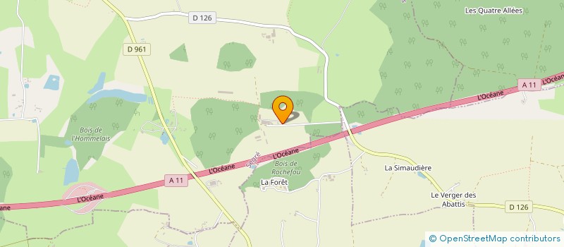 localisation de l'entreprise MADAME MARIE-PIERRE LEFEUVRE  SAINT-AUGUSTIN-DES-BOIS