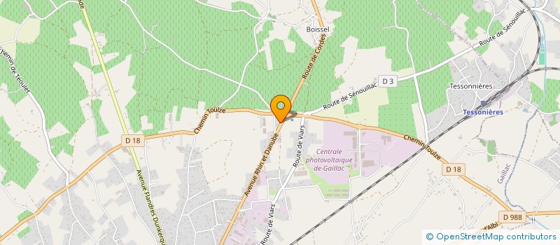 localisation de l'entreprise MADAME MARIE-PIERRE LEGAY  GAILLAC