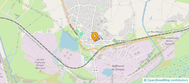 localisation de l'entreprise MADAME MARIE-PIERRE LEGOUGE  DONGES