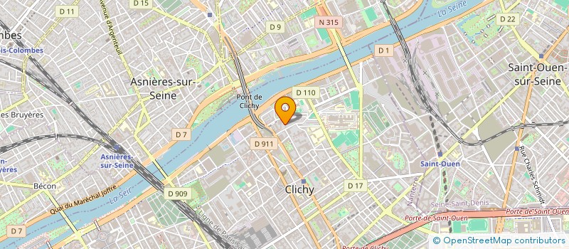 localisation de l'entreprise MADAME MARIE PIERRE LELEU à CLICHY