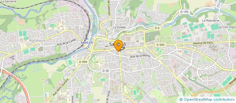 localisation de l'entreprise MADAME MARIE-PIERRE LEVEILLE  SAINT-LO