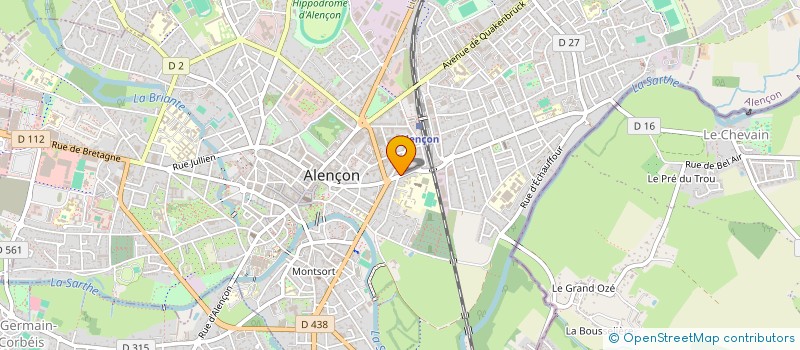 localisation de l'entreprise MADAME MARIE PIERRE LORANT à ALENCON