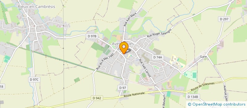 localisation de l'entreprise MADAME MARIE-PIERRE LORQUET  AVESNES-LES-AUBERT