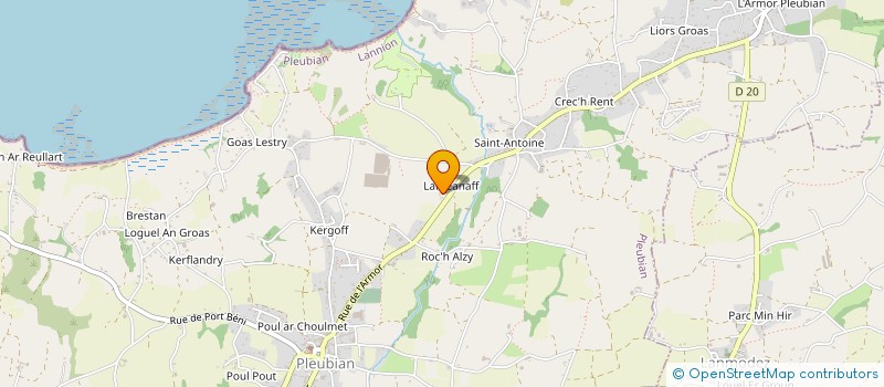 localisation de l'entreprise MADAME MARIE-PIERRE LOYE  PLEUBIAN