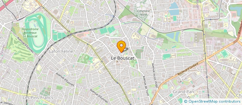 localisation de l'entreprise MADAME MARIE PIERRE LOYEN  LE BOUSCAT