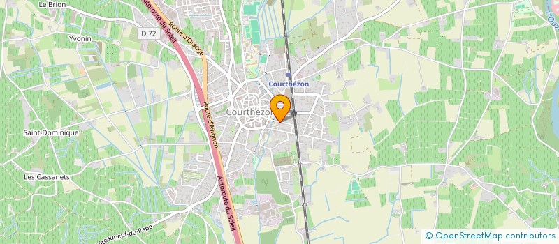 localisation de l'entreprise MADAME MARIE-PIERRE LUCIEN  COURTHEZON