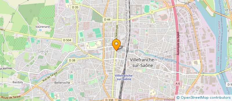 localisation de l'entreprise MADAME MARIE-PIERRE MARQUAT  VILLEFRANCHE-SUR-SAONE