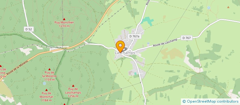 localisation de l'entreprise MADAME MARIE PIERRE MARTINEZ  SAINT-GENES-CHAMPANELLE