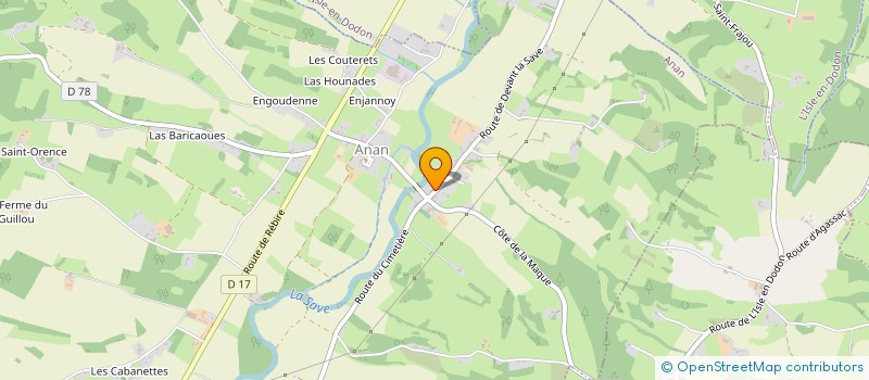 localisation de l'entreprise MADAME MARIE PIERRE MASCARAS  ANAN