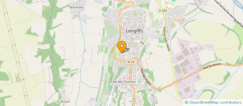 localisation de l'entreprise MADAME MARIE-PIERRE MASSOTTE à LANGRES