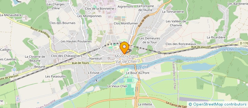 localisation de l'entreprise MADAME MARIE-PIERRE MAUPERIN  MONTRICHARD-VAL-DE-CHER