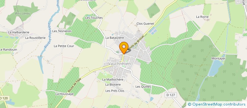 localisation de l'entreprise MADAME MARIE PIERRE MERINE  BRISSAC LOIRE AUBANCE