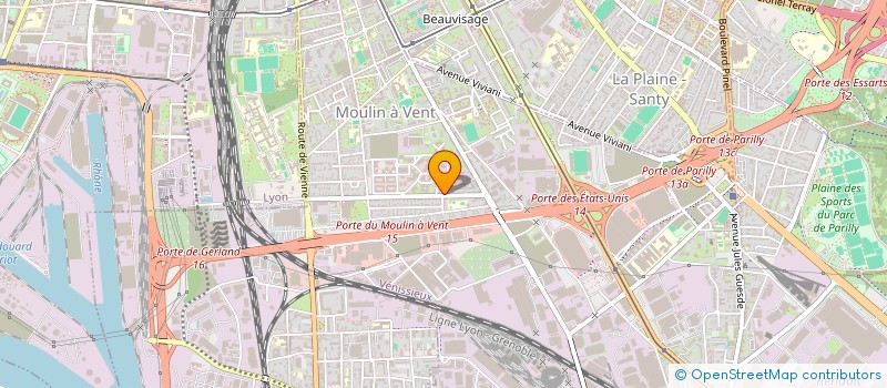 localisation de l'entreprise MADAME MARIE-PIERRE MONTET  VENISSIEUX