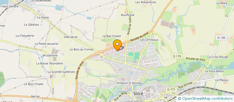 localisation de l'entreprise MADAME MARIE-PIERRE MOREAU  VITRE