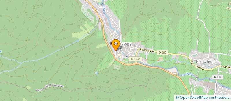 localisation de l'entreprise MADAME MARIE PIERRE MOYSES  KAYSERSBERG VIGNOBLE