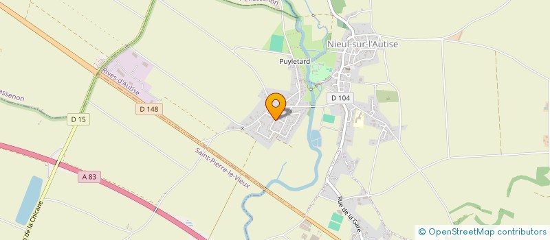 localisation de l'entreprise MADAME MARIE-PIERRE NAULEAU  RIVES-D'AUTISE