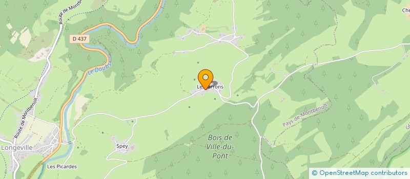 localisation de l'entreprise MADAME MARIE PIERRE NIBBIO  VILLE-DU-PONT