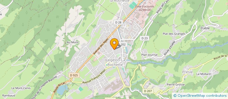 localisation de l'entreprise MADAME MARIE-PIERRE PAILHOUX à VALGELON-LA ROCHETTE