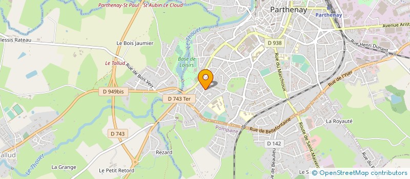 localisation de l'entreprise MADAME MARIE-PIERRE PAIRAULT à PARTHENAY