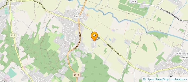 localisation de l'entreprise MADAME MARIE-PIERRE PECH  CEPET