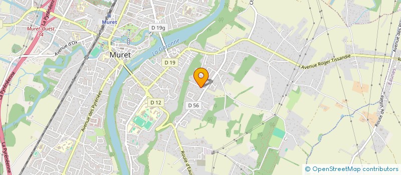 localisation de l'entreprise MADAME MARIE-PIERRE PEREZ  MURET